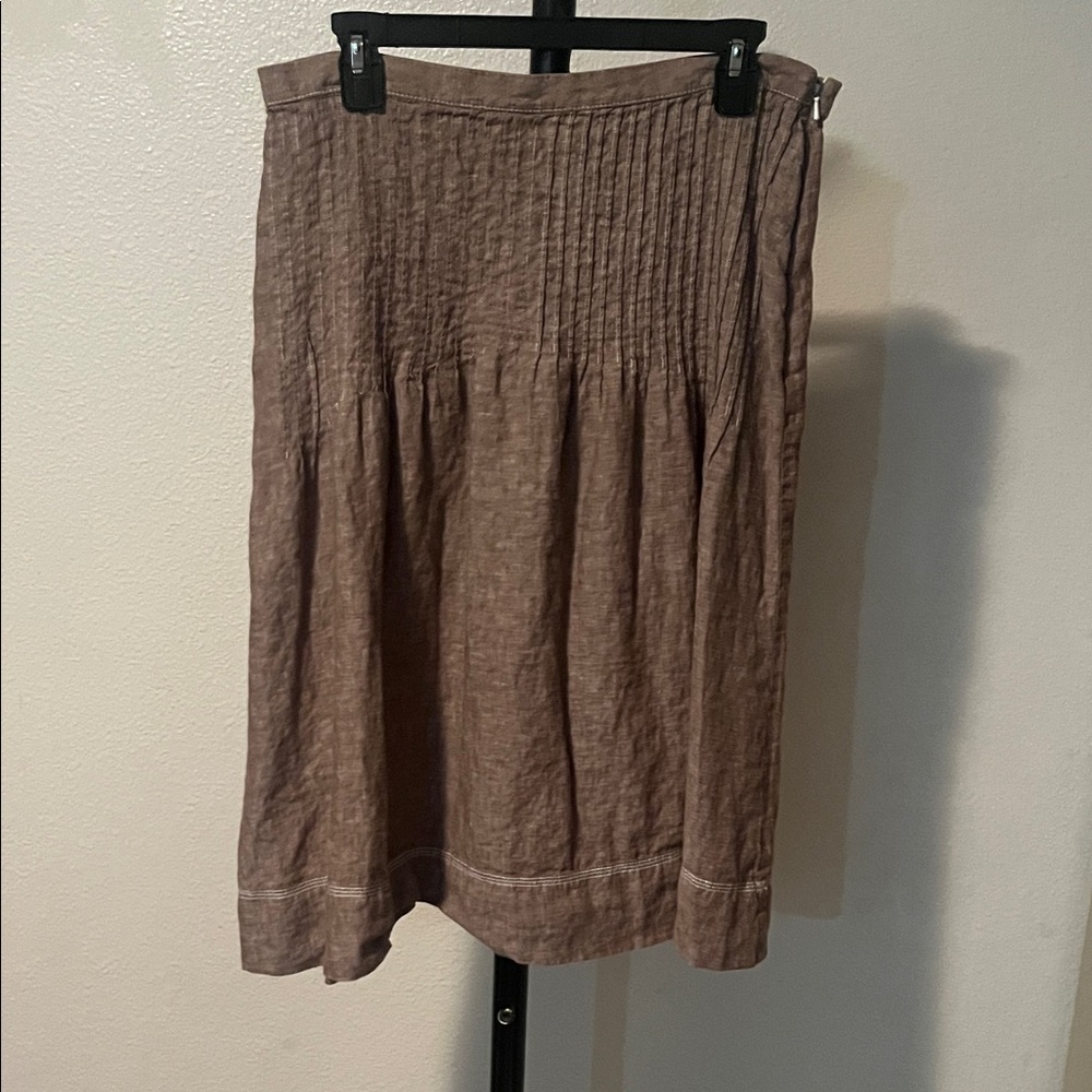 Eddie Bauer Brown A-Line Skirt